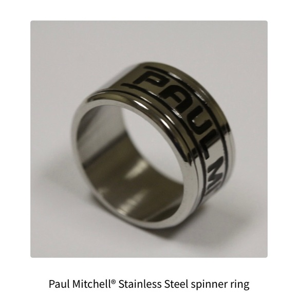 Paul Mitchell stainless steel spinner ring NEW * - Picture 2 of 6